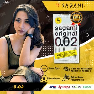 Kondom Sagami Original 002 (L) - Isi 4 Pcs