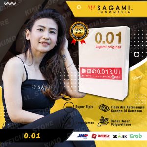 Kondom Sagami Original 0.01 - Isi 3 pcs